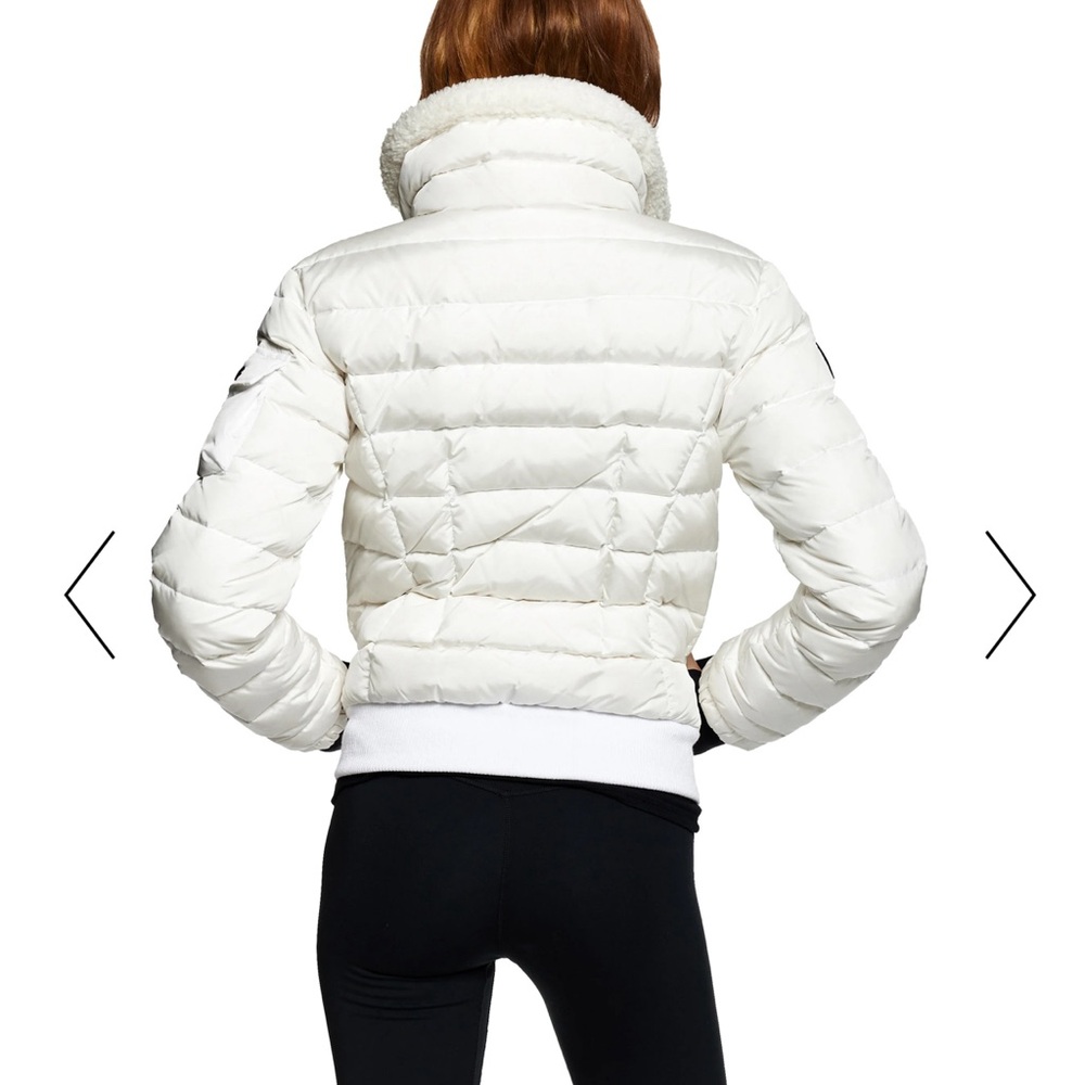 SAM. Saylor Down Ski Snow Jacket Bomber Matte White M Sold Out - Picture 4 of 4